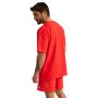 Тениска Oversized Limitless Hot Red  - GymBeam S