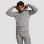 Мъжки суичър TRN Hoodie Grey - GymBeam L