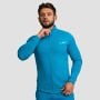 Мъжки суичър с цип Limitless Zip Up Aquamarine - GymBeam XL