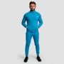 Мъжки суичър с цип Limitless Zip Up Aquamarine - GymBeam XL
