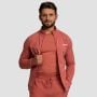 Мъжки суичър с цип Limitless Zip Up Cinnamon - GymBeam S