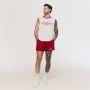 Мъжки спортен потник Varsity White - GymBeam XXXL