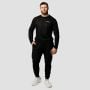 Мъжка тениска Basic Long Sleeve Black - GymBeam XL