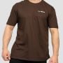 Мъжка тениска Basic Chocolate Brown - GymBeam M