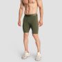 Мъжки къси панталони Combat Olive Grey - GymBeam L