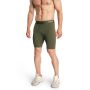 Мъжки къси панталони Combat Olive Grey - GymBeam L