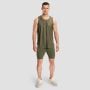Мъжки къси панталони Combat Olive Grey - GymBeam L