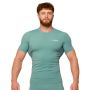 Tениска Мid Compression Blue - GymBeam L