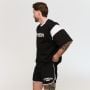 Тениска Premium Heavyweight Varsity Black - GymBeam XXL