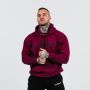 Суичър PRO Hoodie Burgundy - GymBeam L