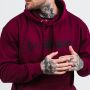 Суичър PRO Hoodie Burgundy - GymBeam L