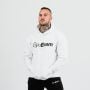 Суичър PRO Hoodie White - GymBeam L
