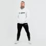 Суичър PRO Hoodie White - GymBeam L