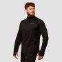 Pulse 1/2 Zip Running суичър Black - GymBeam L