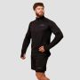 Pulse 1/2 Zip Running суичър Black - GymBeam L