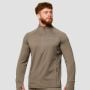 Pulse 1/2 Zip Running суитчър Vetiver - GymBeam XL