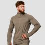 Pulse 1/2 Zip Running суитчър Vetiver - GymBeam XL