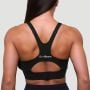 Спортен сутиен за бягане Pulse Black- GymBeam L