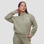 Дамски суичър Agile 1/2 Zip Sage - GymBeam XL