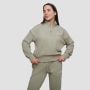 Дамски суичър Agile 1/2 Zip Sage - GymBeam XL
