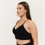 Безшевен спортен сутиен Sculpt Black - GymBeam L