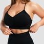 Безшевен спортен сутиен Sculpt Black - GymBeam L