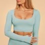 Дамски топ Sense Crop Top Storm Blue - BeastPink S