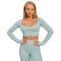 Дамски топ Sense Crop Top Storm Blue - BeastPink S