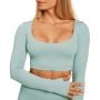 Дамски топ Sense Crop Top Storm Blue - BeastPink S