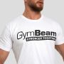 Тениска Stronger Together White - GymBeam XXL