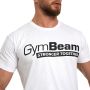 Тениска Stronger Together White - GymBeam XXL