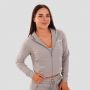 Дамски суичър TRN Zip-Up Grey - GymBeam M