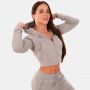 Дамски суичър TRN Zip-Up Grey - GymBeam M