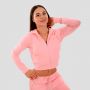 Дамски суичър TRN Zip-Up Pink - GymBeam S