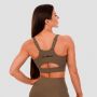 Спортно бюстие Cut-Out Olive - GymBeam M