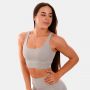 Спортно бюстие Cut-Out Grey - GymBeam S