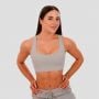 Спортен сутиен Mesh Panel Grey - GymBeam XL