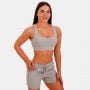 Спортен сутиен Mesh Panel Grey - GymBeam XL