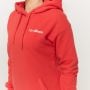 Дамски суичър Limitless Longline Hot Red - GymBeam XL