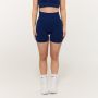 Дамски безшевни шорти Sculpt Navy - GymBeam M