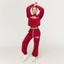 Дамски спортни джогъри Varsity Red - GymBeam XXL