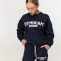 Дамски суичър Varsity Blue - GymBeam XXL