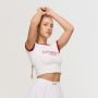 Дамска тениска Varsity White - GymBeam XL