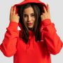 Дамски суичър Limitless Longline Hot Red - GymBeam XXL
