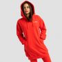 Дамски суичър Limitless Longline Hot Red - GymBeam XXL