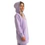 Дамски суичър Limitless Longline Lavender - GymBeam L