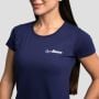 Дамска тениска Basic Navy Blue - GymBeam S