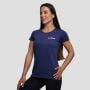 Дамска тениска Basic Navy Blue - GymBeam S