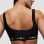 Дамско горнище на бански Sporty Black - GymBeam XL