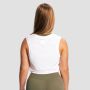 Дамски топ Combat White - GymBeam S